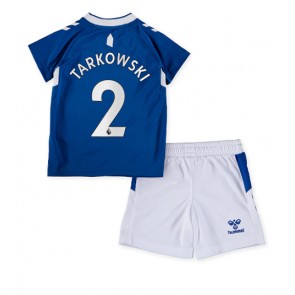 Everton James Tarkowski #2 Hjemmedraktsett Barn 2022-23 Kortermet (+ Korte bukser)
